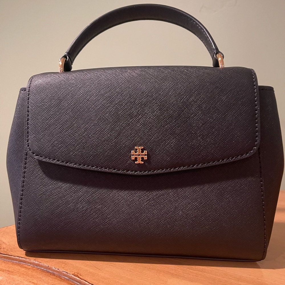 Tory Burch Emerson Small Top Handle Satchel With Strap Gem